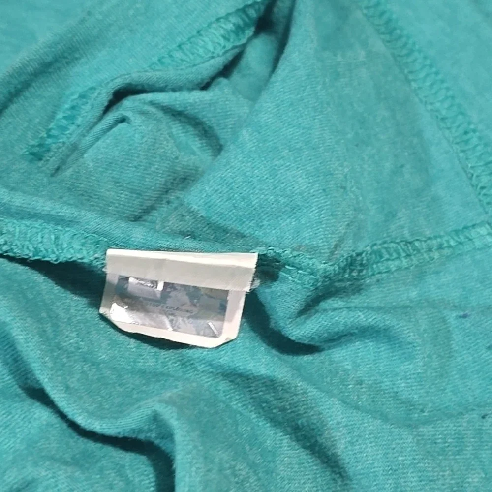The North Face Mens Logo Crew Neck Slim Fit T-shirt Teal Blue‎ & Purple Small